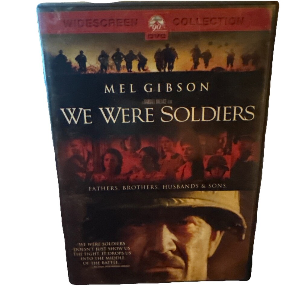 We Were Soldiers (DVD, 2002, Widescreen) - Mel Gibson, Keri Russell -Vietnam War